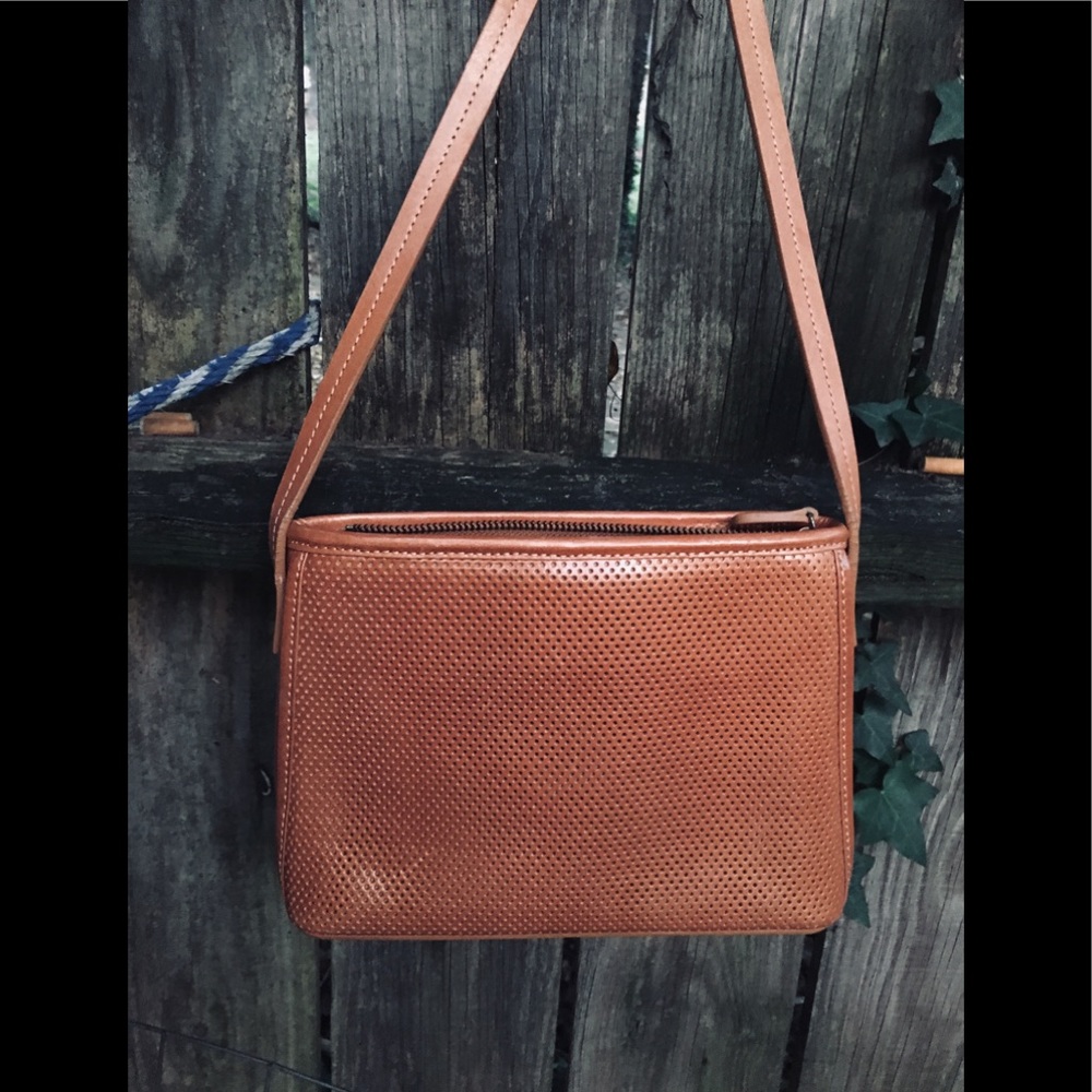 Pristine vintage Monsac Original leather crossbody - Picture 1 of 9